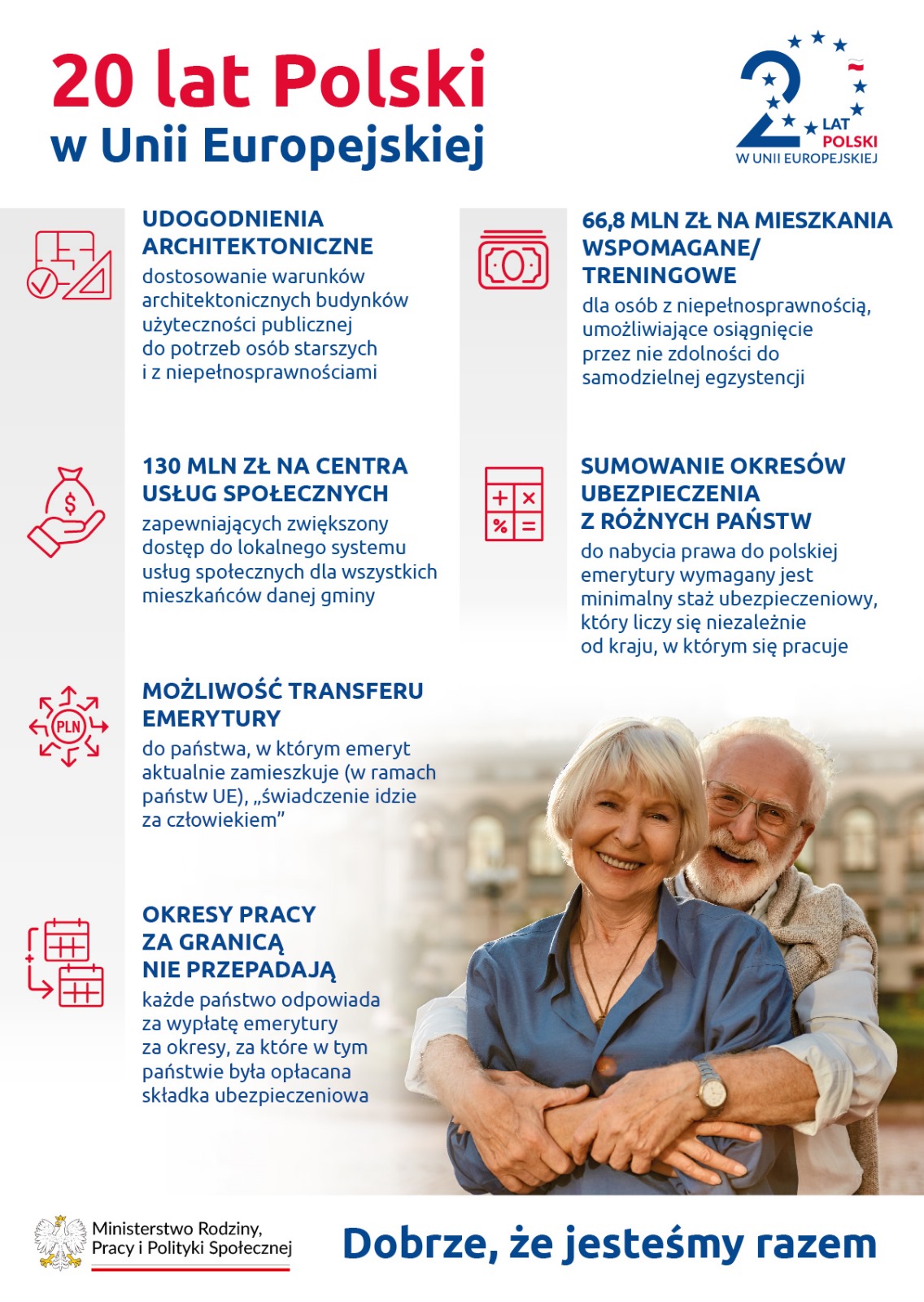 sciskajacy sie Seniorzy