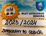 bilet usteckiego seniora