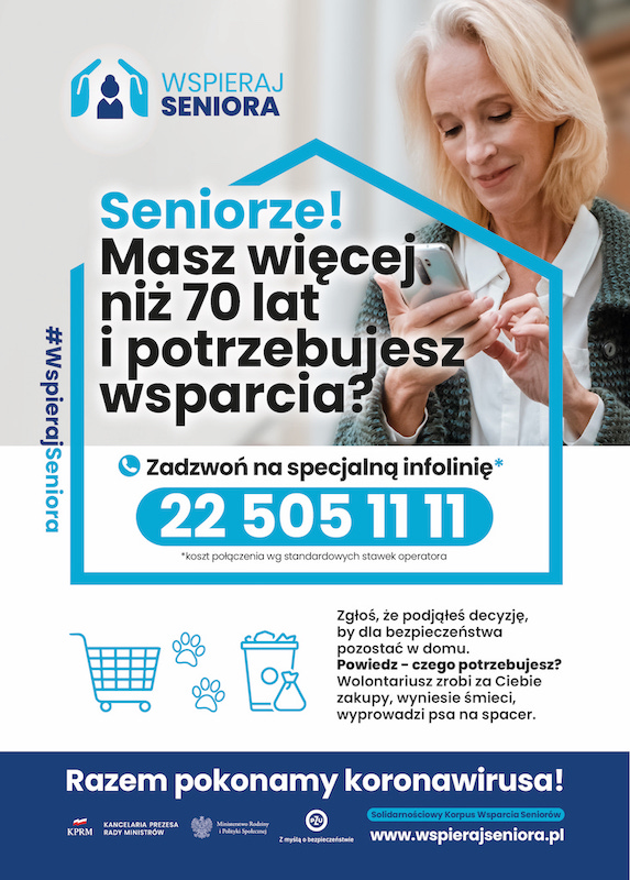 Wspieraj seniora - plakat programu