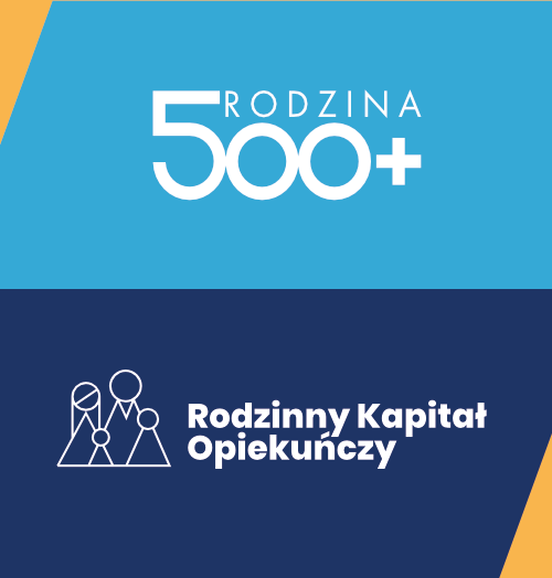 rodzina 500 plus i rdzinny kapitał opiekuńczy-baner