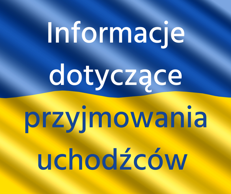  flaga ukraińska -przyjmowanie uchodzcow